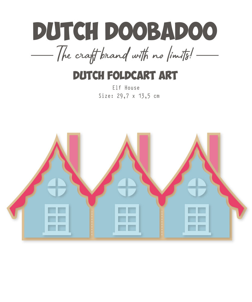 Dutch Doobadoo Dutch Card Art A4 Elf House (470.784.260) (OUTLET)