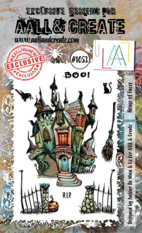Aall and Create Stamp Set A6 House of Faces (AALL-TP-1053) (DISCONTINUED)