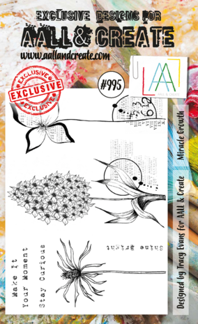 Aall and Create Stamp Set A6 Miracle Growth (AALL-TP-995) (DISCONTINUED)