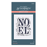 Spellbinders Festive Noel Press Plate (BP-053) (OUTLET) Spellbinders Festive Noel Press Plate (BP-053) (OUTLET)