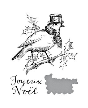 Spellbinders Joyeux Noel Press Plate & Die Set (BP-055) (OUTLET) Spellbinders Joyeux Noel Press Plate & Die Set (BP-055) (OUTLET)