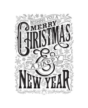 Spellbinders Merry Christmas & Happy New Year Press Plate (BP-072) Spellbinders Merry Christmas & Happy New Year Press Plate (BP-072)