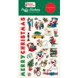 Carta Bella Season's Greetings Puffy Stickers (CBSG329066) (OUTLET)