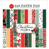 Carta Bella Merry Christmas Flora 6x6 Inch Paper Pad (CBMCF332023) (OUTLET)