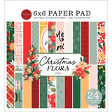 Carta Bella Joyful Christmas Flora 6x6 Inch Paper Pad (CBJCF340023) (OUTLET)