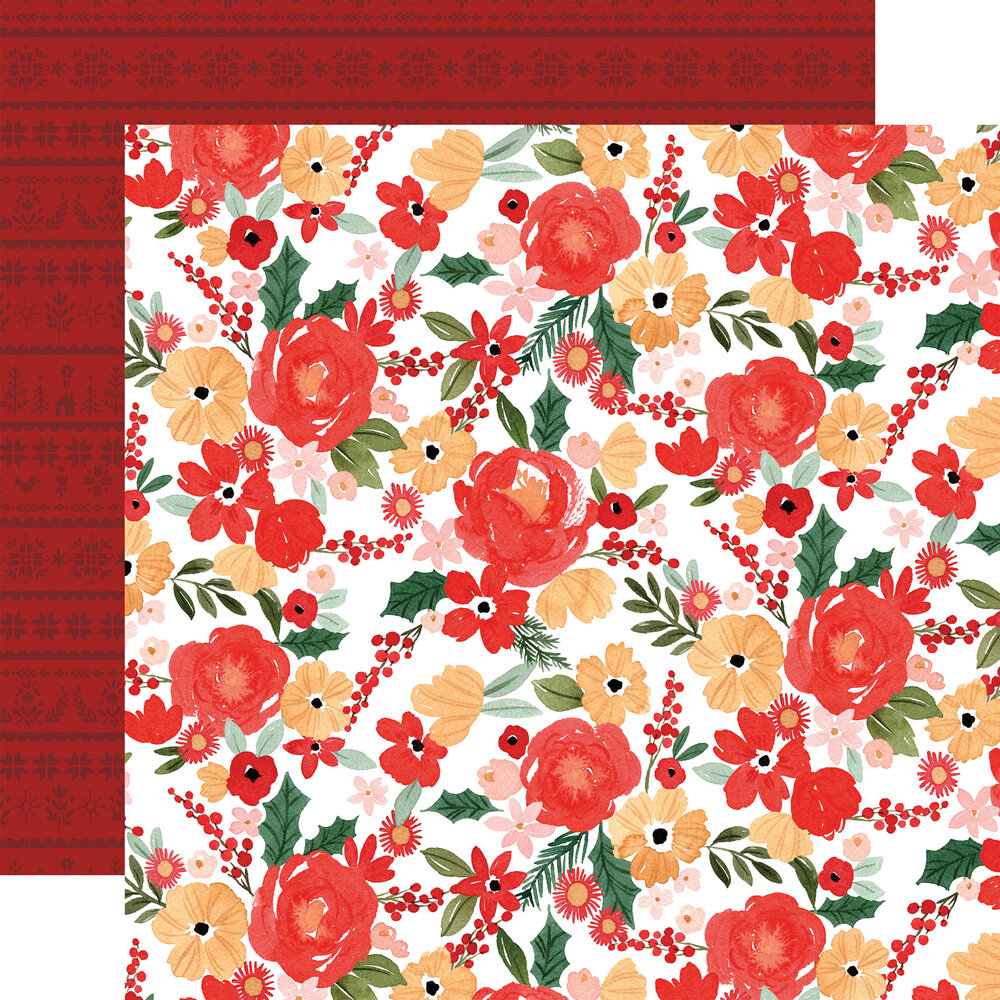 Carta Bella Joyful Christmas Flora 6x6 Inch Paper Pad (CBJCF340023) (OUTLET) Carta Bella Joyful Christmas Flora 6x6 Inch Paper Pad (CBJCF340023) (OUTLET)
