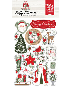 Echo Park Christmas Time Puffy Stickers (CT330066) (DISCONTINUED)