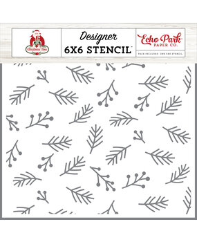 Echo Park Berries And Sprigs Stencil (CT330036) (OUTLET)