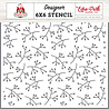 Echo Park Peaceful Sprigs Stencil (CT330035) (OUTLET)