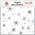 Snowy Night Snowflakes Stencil (CT330034) (DISCONTINUED)