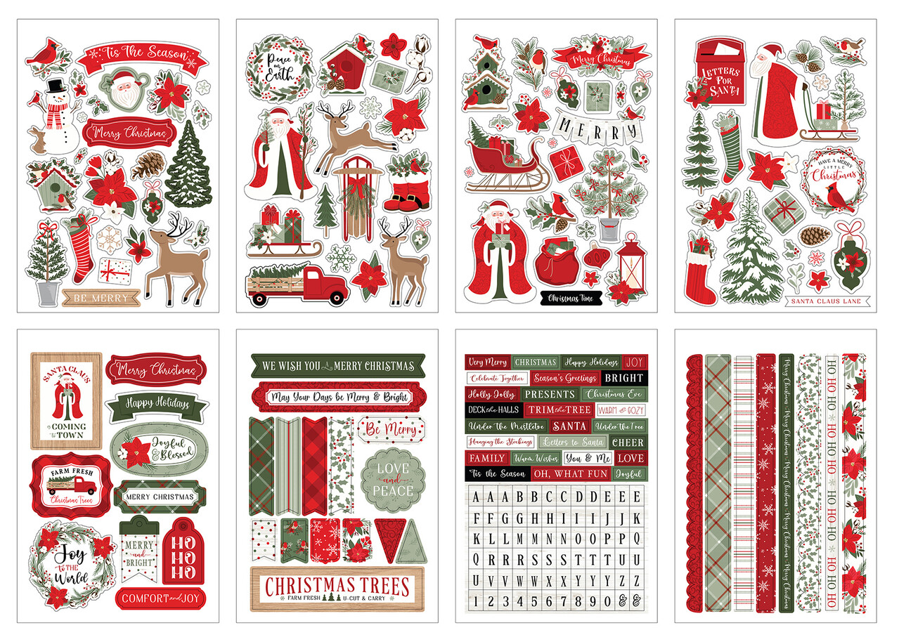 Echo Park Christmas Time Sticker Book (CT330029) (DISCONTINUED)