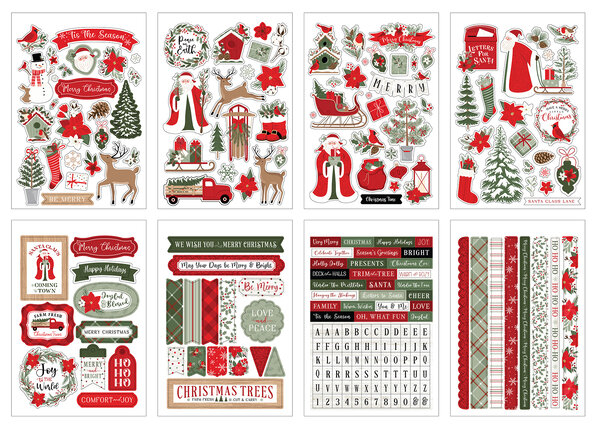 Echo Park Christmas Time Sticker Book (CT330029) (OUTLET)