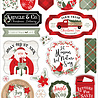 Echo Park Christmas Time Chipboard Phrases (CT330022) (DISCONTINUED)
