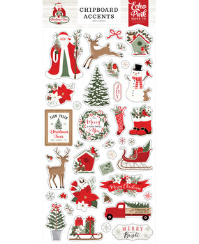 Echo Park Christmas Time Chipboard Accents (CT330021) (DISCONTINUED) Echo Park Christmas Time Chipboard Accents (CT330021) (DISCONTINUED)