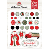 Echo Park Christmas Time Adhesive Brads (CT330020) (OUTLET)