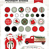 Echo Park Christmas Time Adhesive Brads (CT330020) (DISCONTINUED)