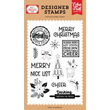 Echo Park North Pole Official Seal Designer Stamps (HJC331044) (DISCONTINUED)