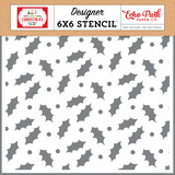 Echo Park Merry Mistletoe Stencil (HJC331034) (OUTLET)