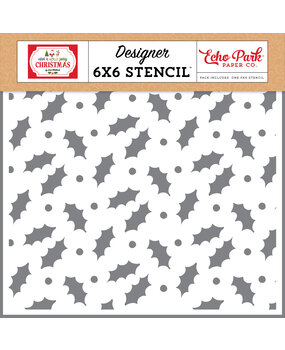 Echo Park Merry Mistletoe Stencil (HJC331034) (OUTLET)