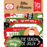 Echo Park Have A Holly Jolly Christmas Titles & Phrases (HJC331032) (DISCONTINUED)