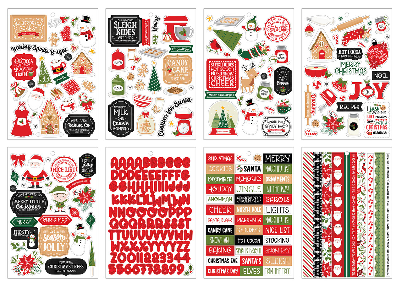 Echo Park Have A Holly Jolly Christmas Sticker Book (HJC331029) (DISCONTINUED)