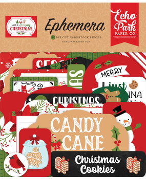 Echo Park Have A Holly Jolly Christmas Ephemera (HJC331024) (DISCONTINUED)