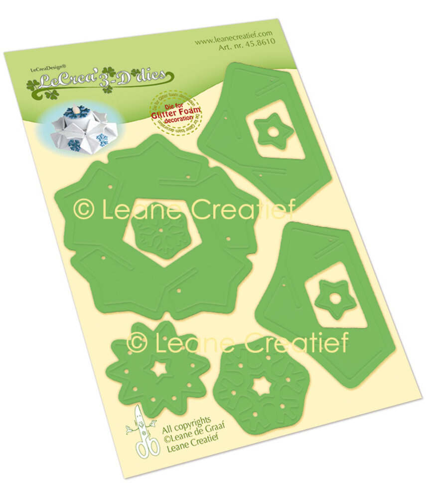 Leane Creatief Lea’Bilitie Tealight Holder Star 3D Cutting Die (45.8610) (DISCONTINUED)
