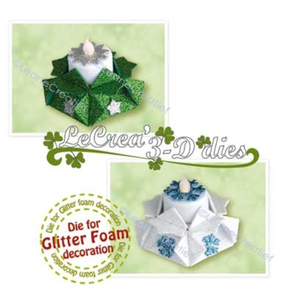 Leane Creatief Lea’Bilitie Tealight Holder Star 3D Cutting Die (45.8610) (DISCONTINUED)