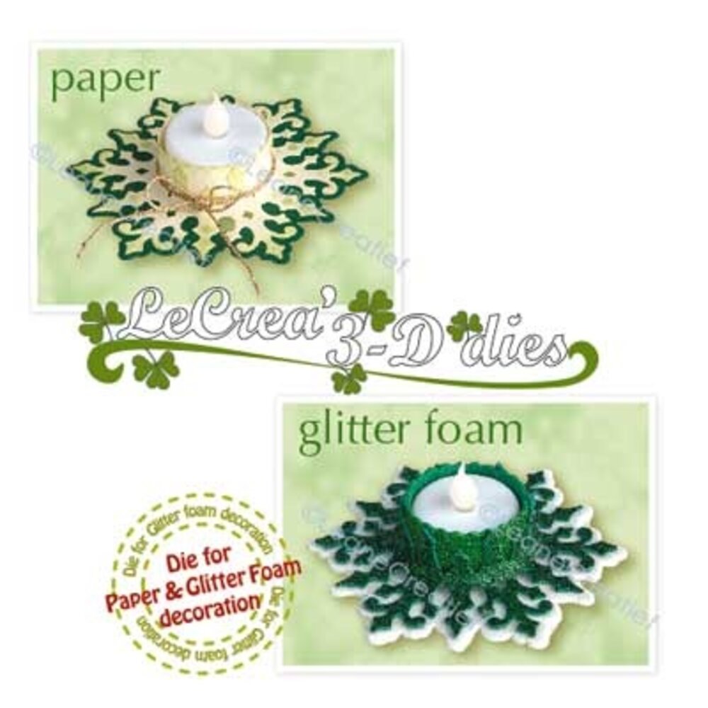 Leane Creatief Lea’Bilitie Tealight Holder Crystal 3D Cut And Emboss Dies (45.8603) (DISCONTINUED) Leane Creatief Lea’Bilitie Tealight Holder Crystal 3D Cut And Emboss Dies (45.8603) (DISCONTINUED)