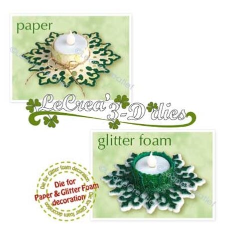 Leane Creatief Lea’Bilitie Tealight Holder Crystal 3D Cut And Emboss Dies (45.8603) (DISCONTINUED) Leane Creatief Lea’Bilitie Tealight Holder Crystal 3D Cut And Emboss Dies (45.8603) (DISCONTINUED)