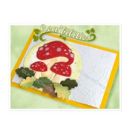 Leane Creatief Lea’Bilitie Mushrooms Cut And Emboss Dies (45.8566) (DISCONTINUED)