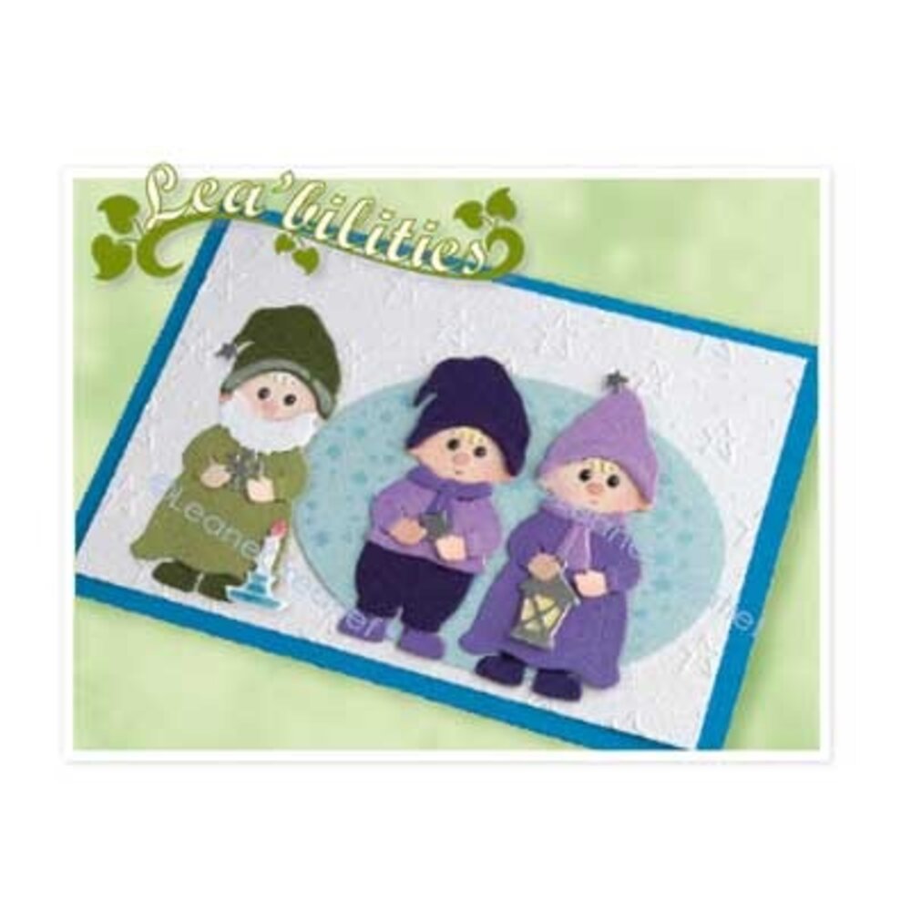 Leane Creatief Lea’Bilitie Little Gnomes Cut And Emboss Dies (45.8559) (DISCONTINUED)