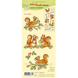Leane Creatief Lecreadesign Combi Clear Stamp Squirrels (55.8771) (DISCONTINUED)