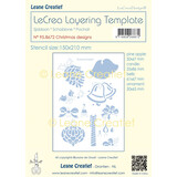 Leane Creatief Lecreadesign Layering Template Christmas Designs (95.8672) (DISCONTINUED)
