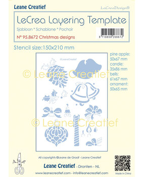 Leane Creatief Lecreadesign Layering Template Christmas Designs (95.8672) (DISCONTINUED)