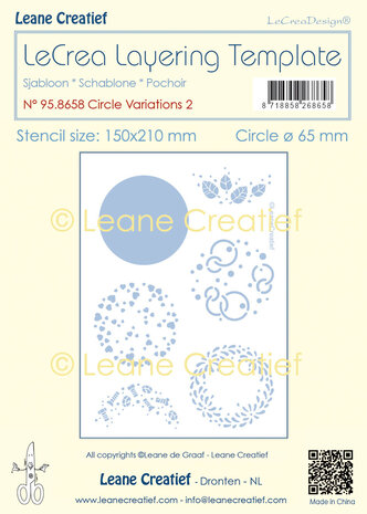 Leane Creatief Lecreadesign Layering Template Circle Variations Nº 2 (95.8658) (DISCONTINUED) Leane Creatief Lecreadesign Layering Template Circle Variations Nº 2 (95.8658) (DISCONTINUED)