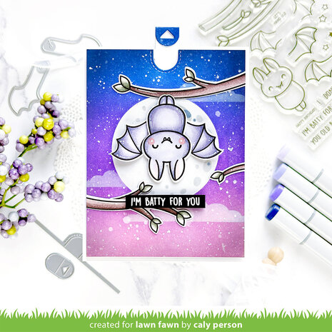 Lawn Fawn Batty For You Clear Stamps (LF3217) (OUTLET)