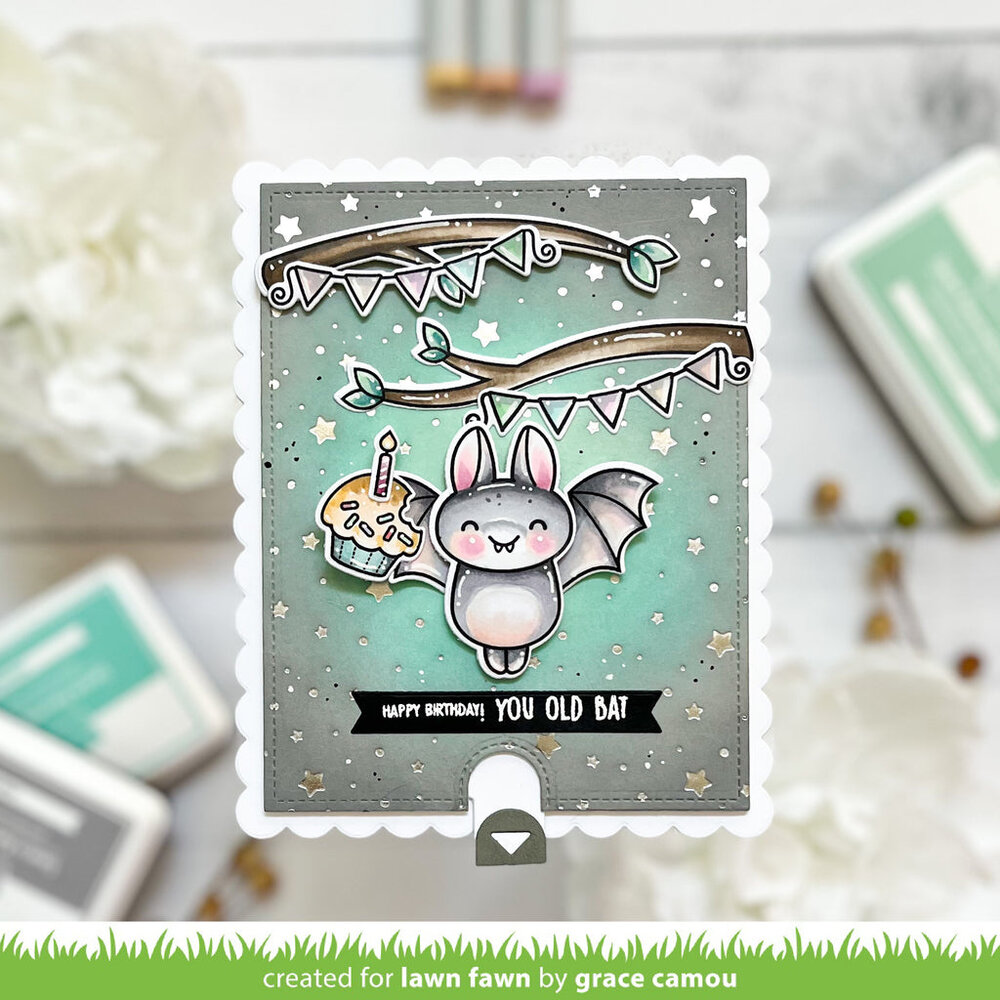 Lawn Fawn Batty For You Clear Stamps (LF3217) (OUTLET)