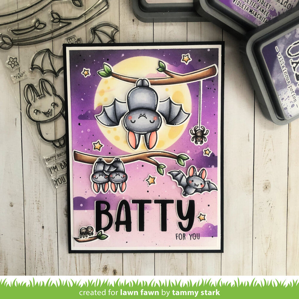 Lawn Fawn Batty For You Clear Stamps (LF3217) (OUTLET)