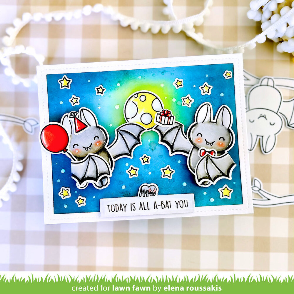 Lawn Fawn Batty For You Clear Stamps (LF3217) (OUTLET)