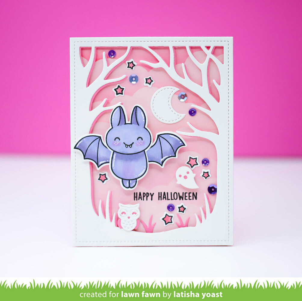 Lawn Fawn Batty For You Clear Stamps (LF3217) (OUTLET)