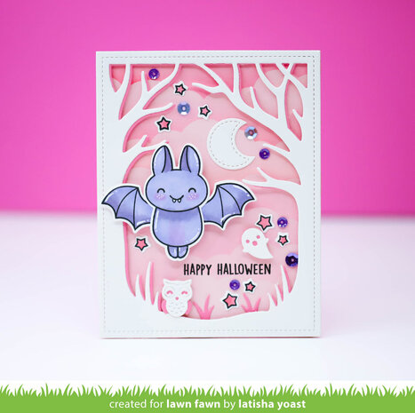 Lawn Fawn Batty For You Clear Stamps (LF3217) (OUTLET)