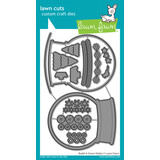 Lawn Fawn Build-A-Snow Globe Lawn Cuts Dies (LF3254) (OUTLET)