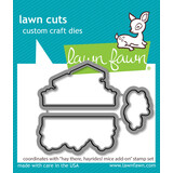 Lawn Fawn Hay There, Hayrides! Mice Add-On Lawn Cuts Dies (LF3216) (OUTLET)