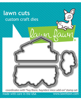 Lawn Fawn Hay There, Hayrides! Mice Add-On Lawn Cuts Dies (LF3216) (OUTLET)