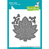 Lawn Fawn Outside In Stitched Maple Leaf Lawn Cuts Dies (LF3248) (OUTLET)