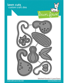 Lawn Fawn Stitched Gourds Lawn Cuts Dies (LF3246) (OUTLET)