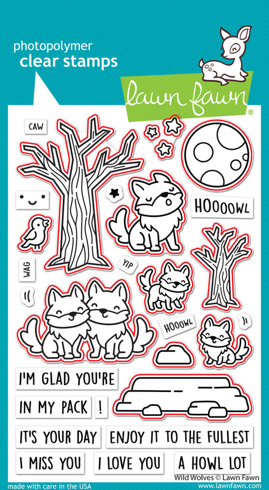 Lawn Fawn Wild Wolves Lawn Cuts Dies (LF3220) (OUTLET) Lawn Fawn Wild Wolves Lawn Cuts Dies (LF3220) (OUTLET)