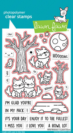 Lawn Fawn Wild Wolves Lawn Cuts Dies (LF3220) (OUTLET) Lawn Fawn Wild Wolves Lawn Cuts Dies (LF3220) (OUTLET)