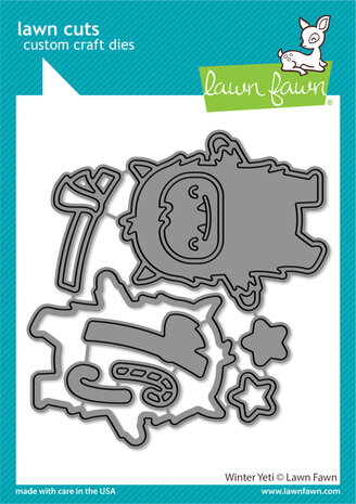 Lawn Fawn Winter Yeti Lawn Cuts Dies (LF3259) (DISCONTINUED)